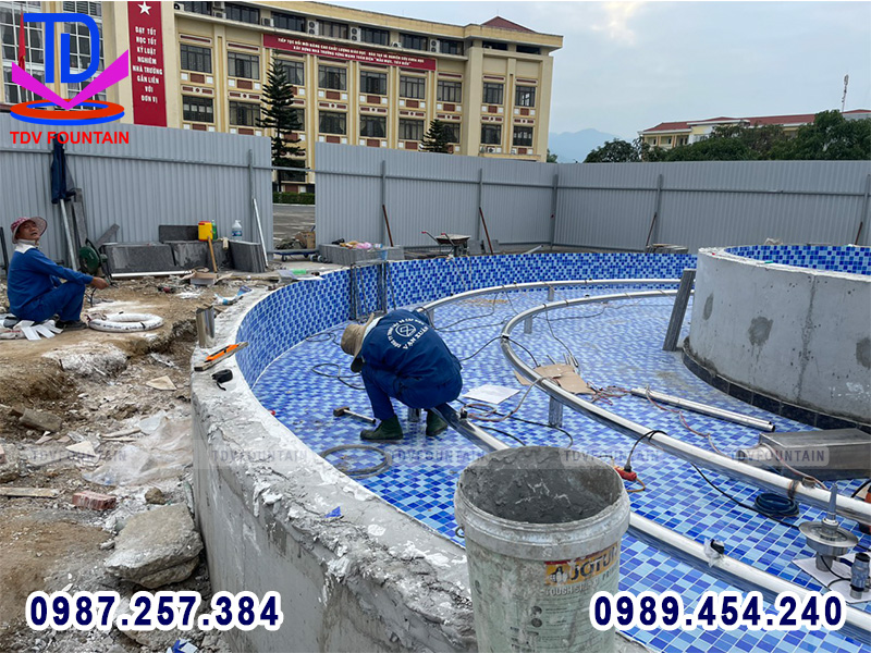 Đài phun nước trường Sĩ quan đặc công 4