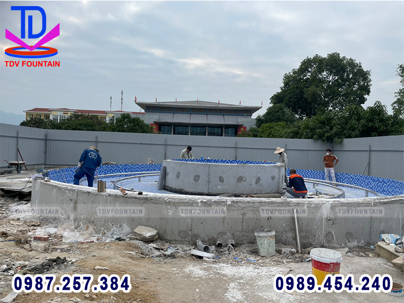 Đài phun nước trường Sĩ quan đặc công 7