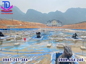 Nhạc nước nhà ga cáp treo Hương Bình - Chùa Tiên - Hòa Bình 10
