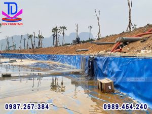 Nhạc nước nhà ga cáp treo Hương Bình - Chùa Tiên - Hòa Bình 12