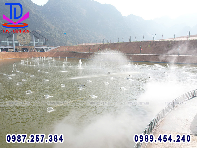 Nhạc nước nhà ga cáp treo Hương Bình - Chùa Tiên - Hòa Bình 5