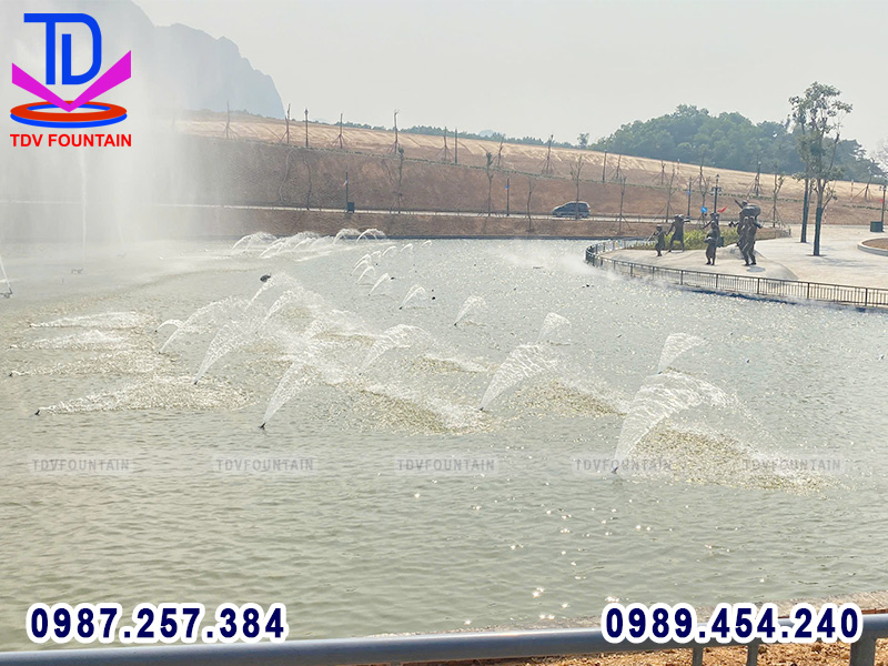 Nhạc nước nhà ga cáp treo Hương Bình - Chùa Tiên - Hòa Bình 7