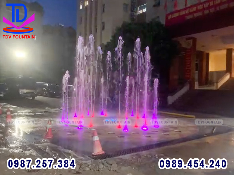 Sàn phun nước Bộ tư lệnh Cảnh vệ - Trấn Vũ - Ba Đình - Hà Nội 7