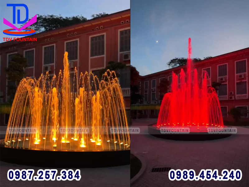 Đài phun nước trường Đại học Thủy Lợi - Hà Nội 4