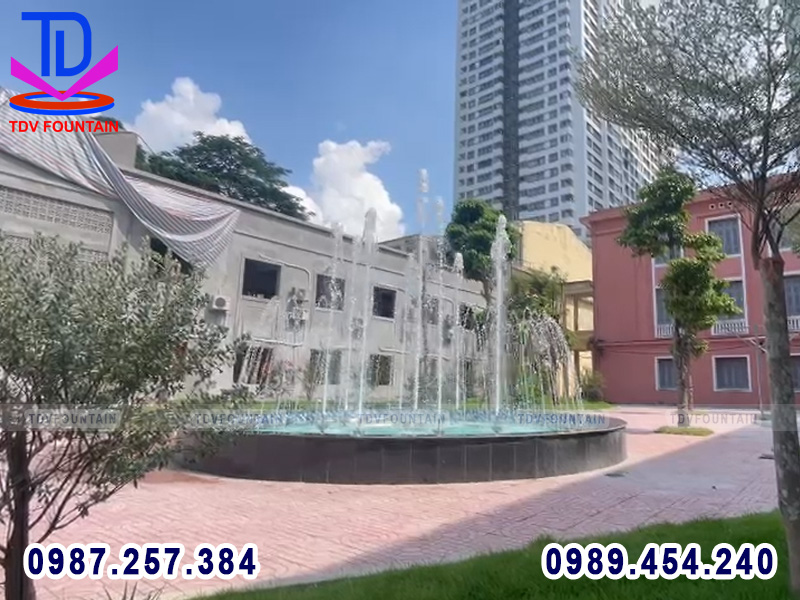Đài phun nước trường Đại học Thủy Lợi - Hà Nội 7