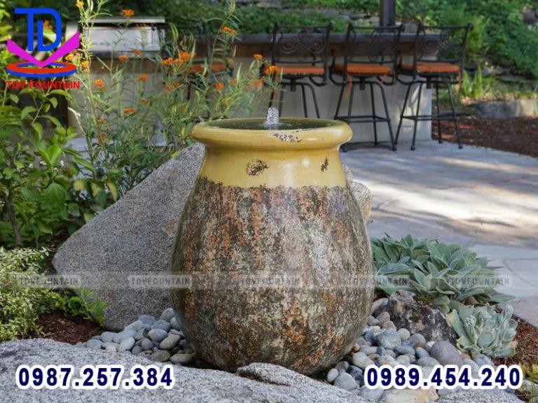 Đài phun nước bằng gốm có đặc điểm gì