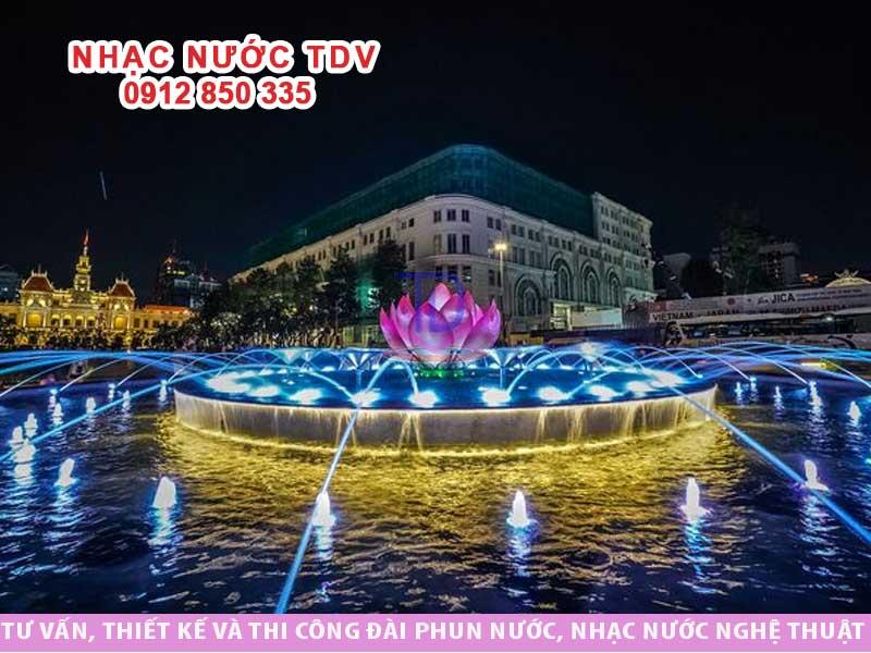 Đài phun nước hoa sen – Điểm nhấn nghệ thuật tinh tế cho không gian