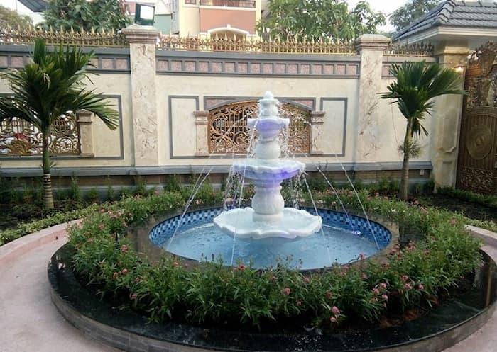 Tư vấn thiết kế và thi công đài phun nước trước nhà
