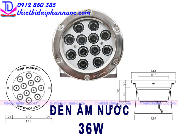 Dòng đèn LED âm nước 36W 
