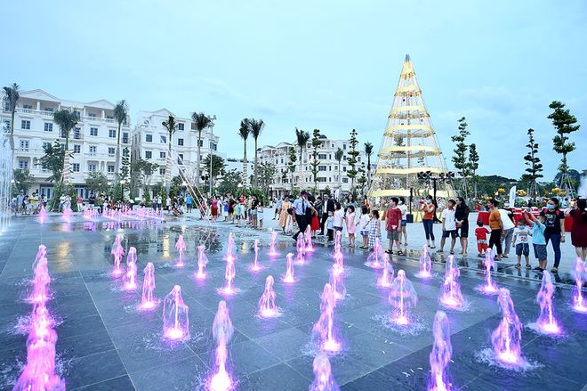 Nhạc nước khu du lịch mang đến màu sắc mới mẻ, độc đáo