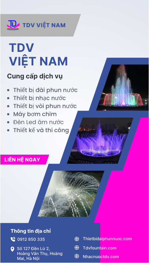 thiết bị đài phun nước
