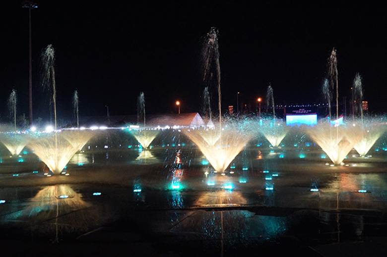 Đài phun nước quảng trường Tiền Giang – Điểm nhấn nghệ thuật giữa lòng đô thị