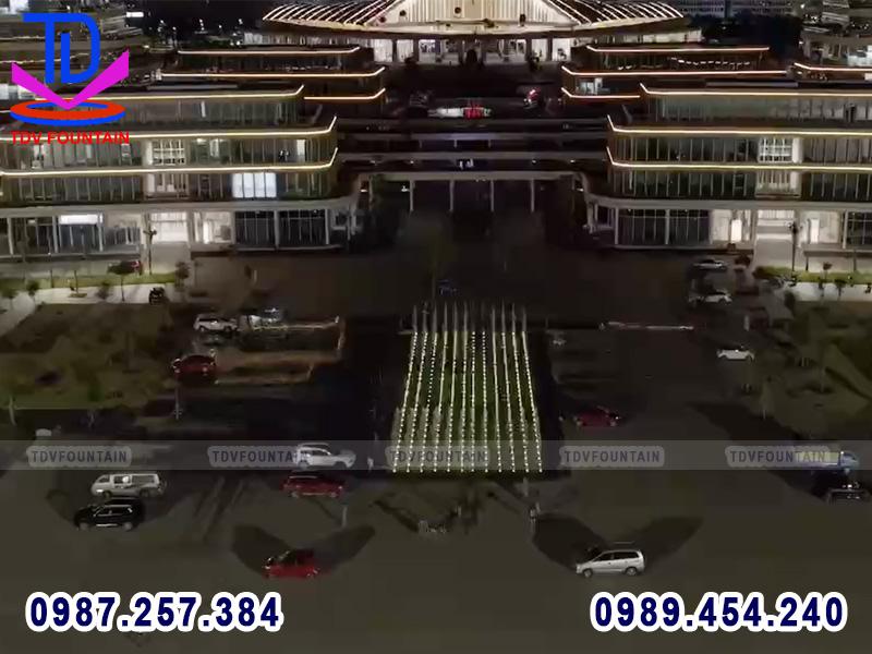 Dự án Sàn phun nước lập trình DMX tại Trung tâm Hành chính 