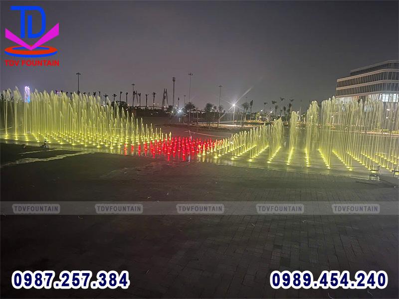 Dự án Sàn phun nước lập trình DMX tại Trung tâm Hành chính 