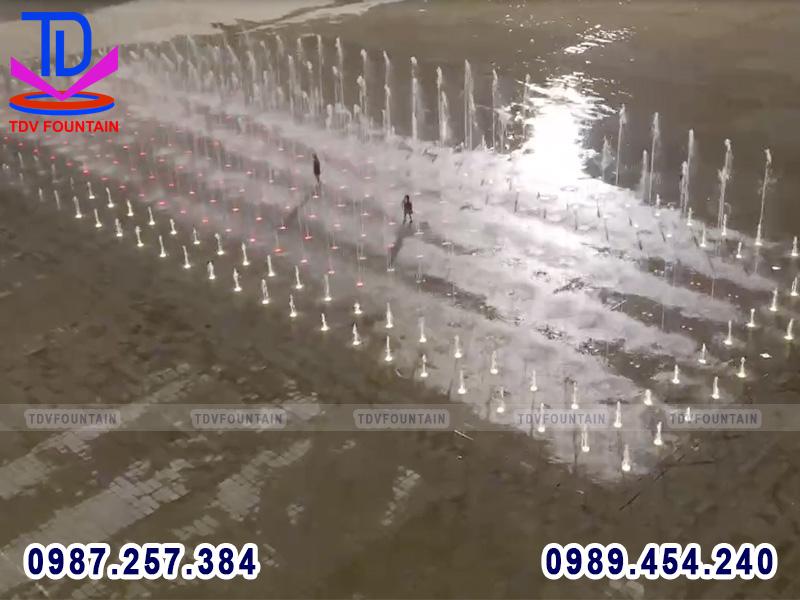 Dự án Sàn phun nước lập trình DMX tại Trung tâm Hành chính 