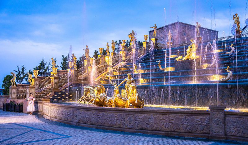 Đài phun nước Bà Nà Hills có gì đặc biệt?