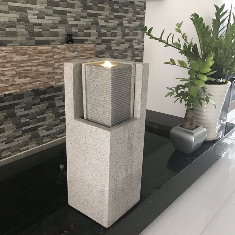 Một số mẫu đài phun nước giả đá composite đẹp cho sân vườn