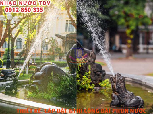 Đài phun nước con cóc – Công trình hơn 120 tuổi tại vườn hoa Diên Hồng
