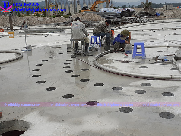 Quy trình thi công đài phun nước quảng trường