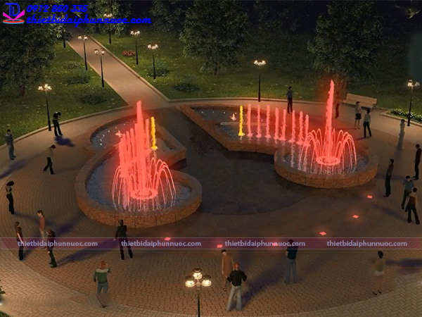 Đài phun nước quảng trường Hưng Yên – Vẻ đẹp hiện đại giữa lòng thành phố
