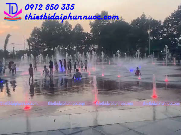 Sân chơi nước mang đến trải nghiệm vui chơi, thú vị cho trẻ