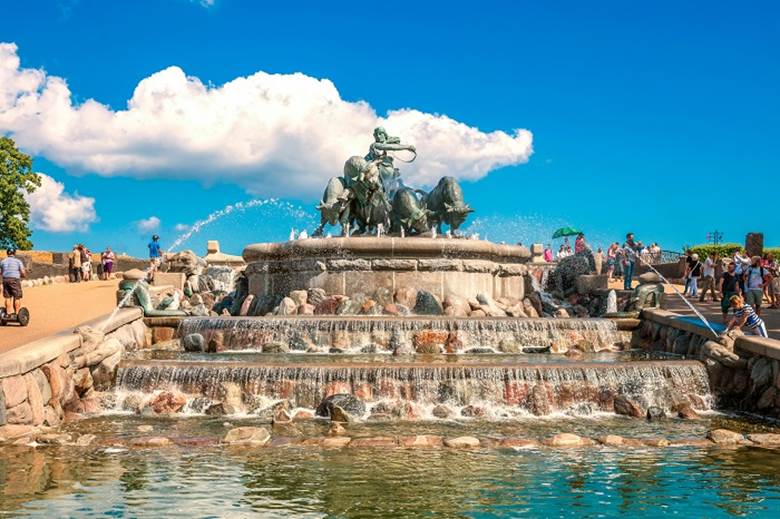 Đài phun nước Gefion – Nguồn cảm hứng nghệ thuật cho thiết kế cảnh quan