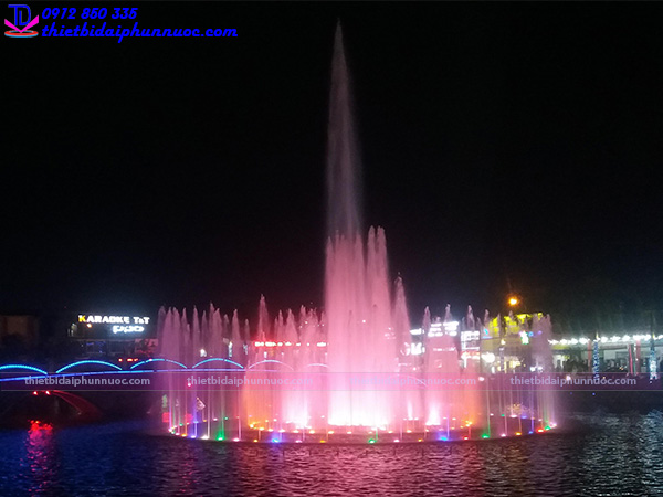 Đài phun nước nghệ thuật Sông Hương một công trình kiến trúc đẹp mắt