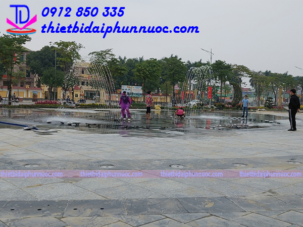 Đơn vị thi công sàn nhạc nước tại quảng trường biển