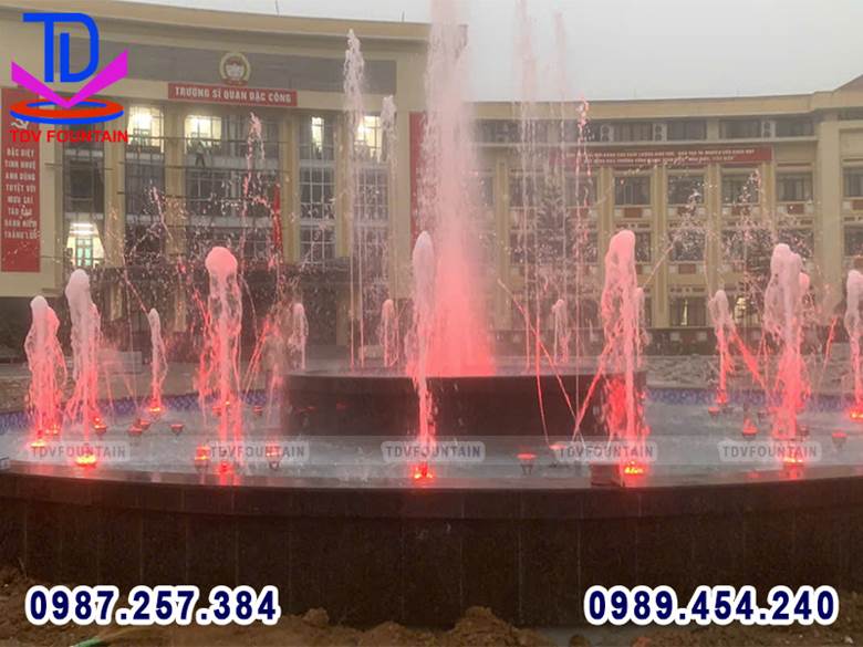 Nhạc nước là điểm nhấn nghệ thuật trong các dự án