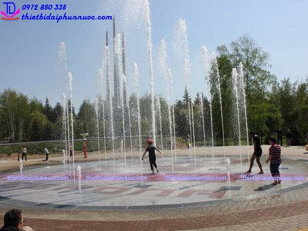 Hệ thống nhạc nước bể cạn mang đến diện mạo mới mẻ, hiện đại