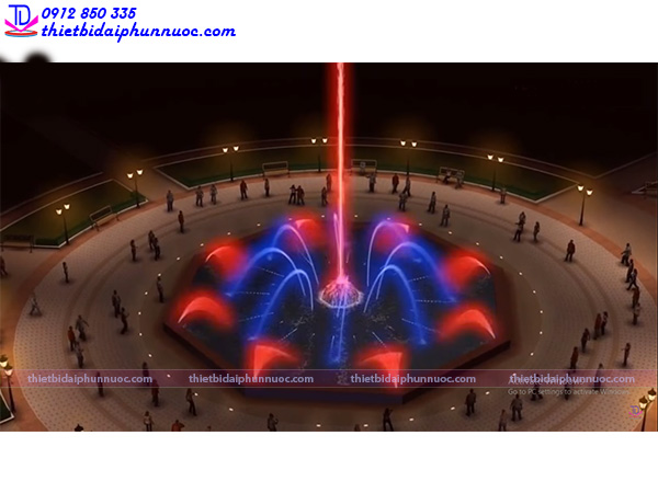 Công trình nhạc nước nghệ thuật tại các khu du lịch, khách sạn…