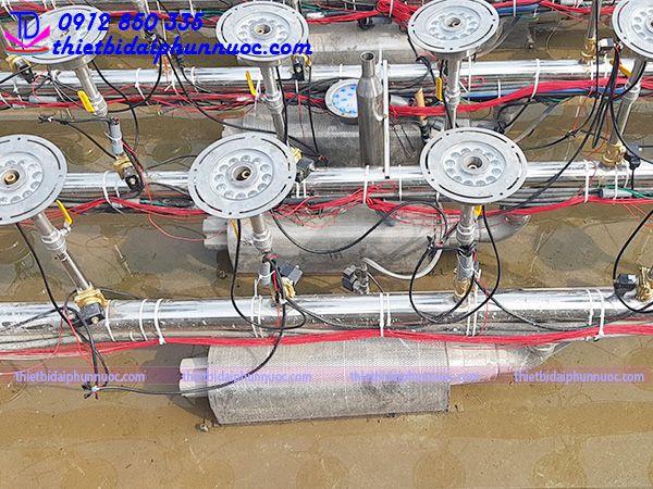 Công trình nhạc nước nghệ thuật kết hợp hài hòa giữa các bộ phận