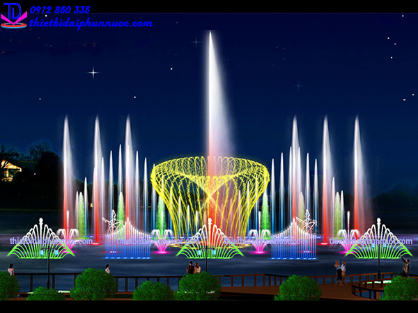 Nhạc nước hình chữ S giải pháp gia tăng giá trị tổng thể cho công trình