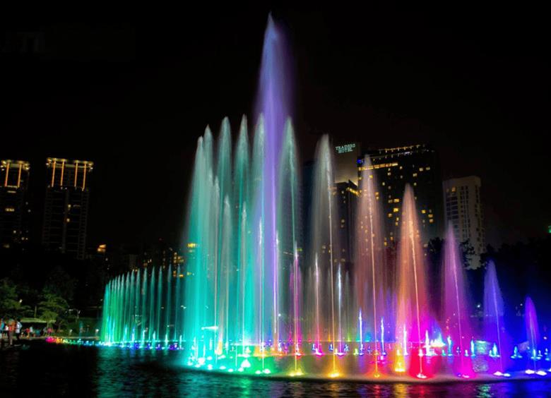 Nhạc nước hình elip trong các sự kiện marketing