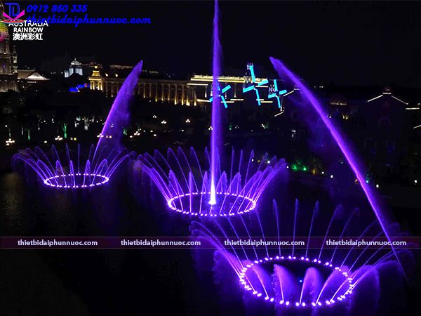 Nhạc nước hình elip sở hữu nhiều đặc điểm nổi bật về công nghệ