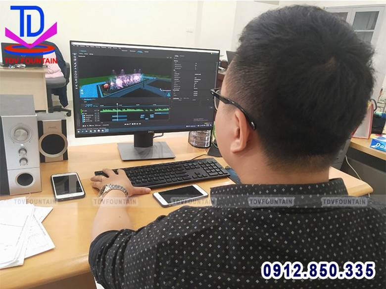 Đơn vị thiết kế nhạc nước 3D animation uy tín - chuyên nghiệp.