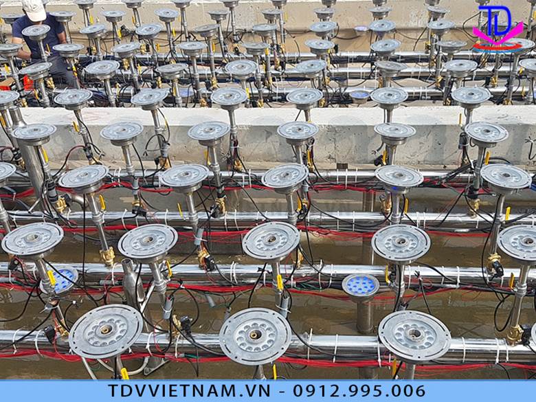 Lắp đặt vòi phun nước nghệ thuật
