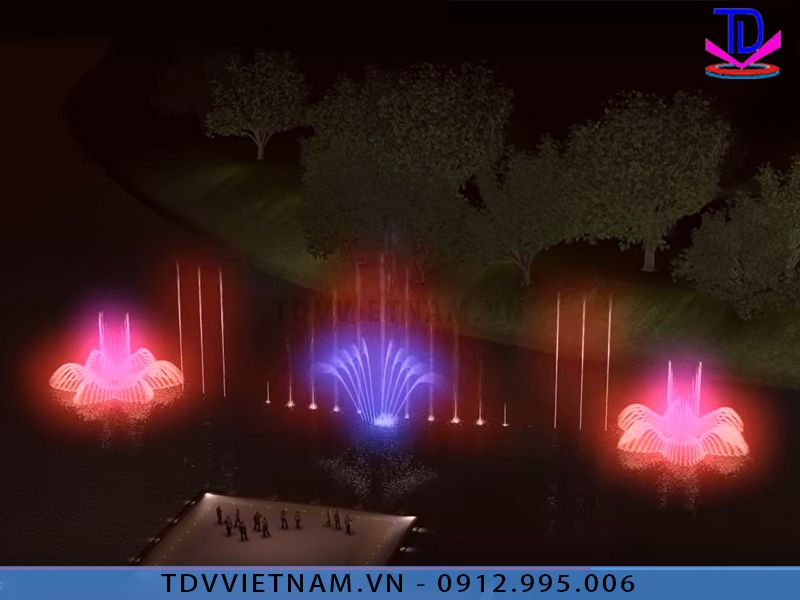 Nguyên lý hoạt động của hệ thống mô phỏng nhạc nước