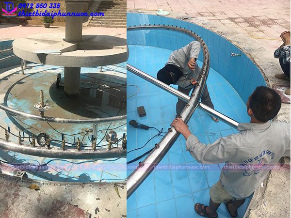 Quy trình thiết kế - thi công đài phun nước bê tông