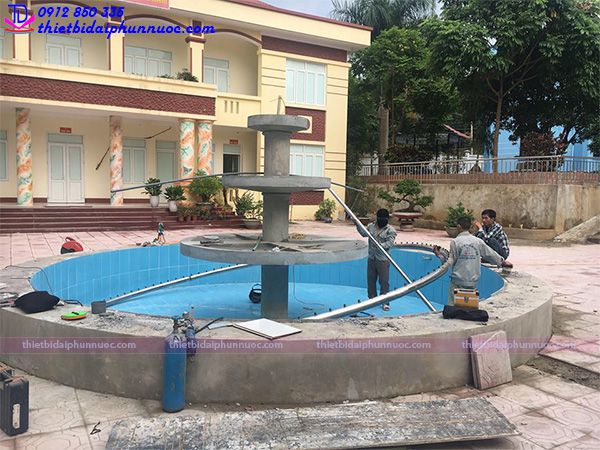 Đơn vị thiết kế - thi công đài phun nước bê tông uy tín