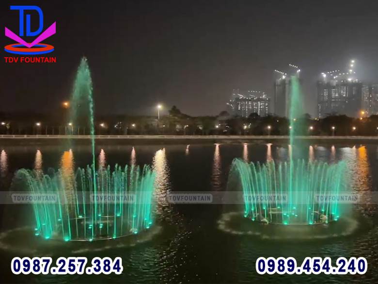 Đài phun nước công viên Gia Lâm – Hà Nội