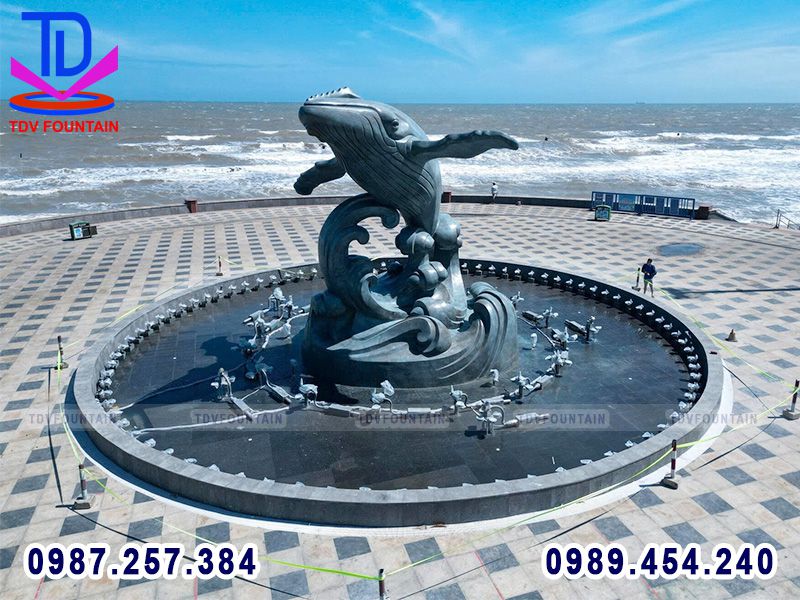 Đài phun nước tượng Cá Ông trở thành biểu tượng của thành phố biển Vũng Tàu 