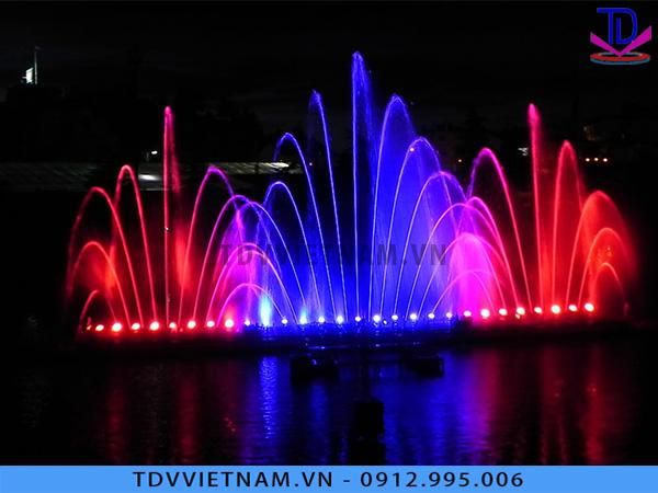 Cấu tạo của hệ thống phun nước tạo hình nghệ thuật