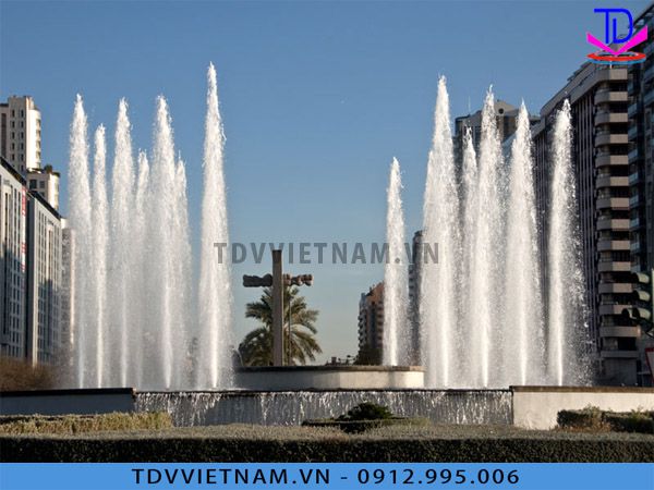 Các hiệu ứng nổi bật của hệ thống phun nước tạo hình nghệ thuật