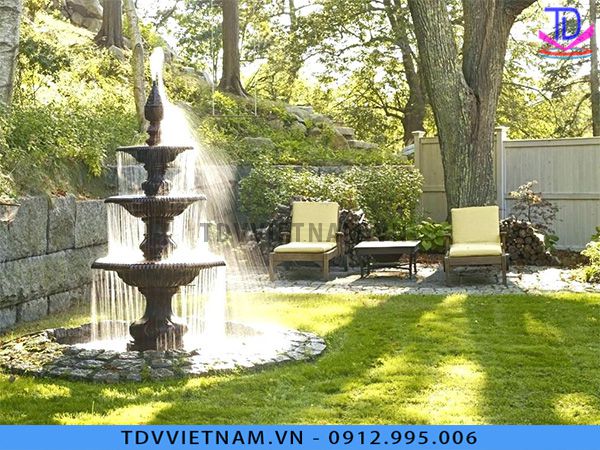 Mẫu đài phun nước 5 tầng là gì? Cấu tạo, ưu điểm chi tiết