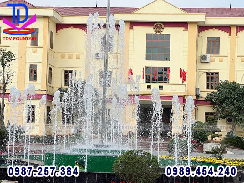 Đài phun nước ủy ban xã Ân Thi – Hưng Yên