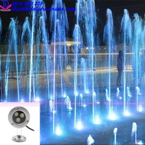 Đèn Led dưới nước 3W đổi màu - đơn sắc