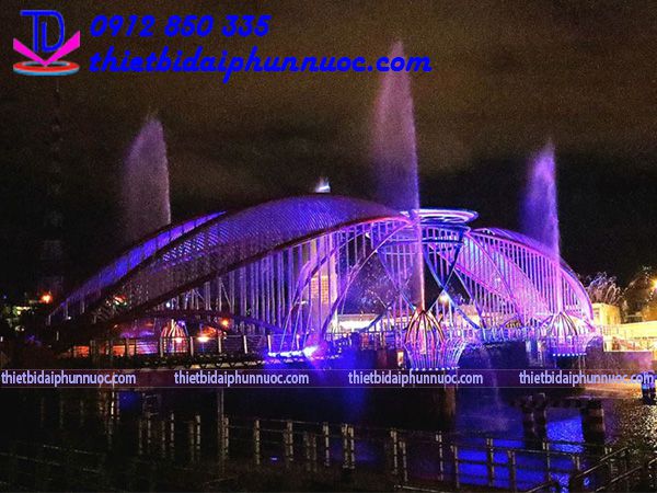 Công trình Nhạc nước âu thuyền Cái Khế - Cống ngăn triều chống ngập Cần Thơ do TDV triển khai