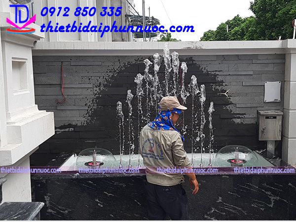 hóa giải thế đất xấu bằng đài phun nước nghệ thuật